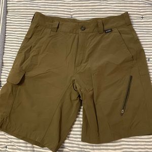 EMS Quick Dry hiking shorts Size 32 Olive green